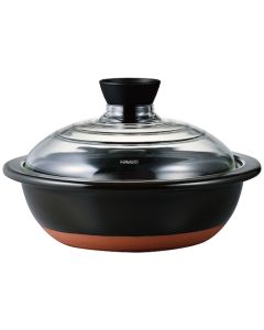 Earthen pot with Glass lid No 9