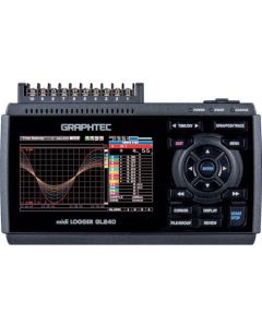 Graphtec MIDI LOGGER GL240 แยกรุ่นช่องเสียบ SD Logger ที่มีประโยชน์ 10 ช่องสัญญาณ
