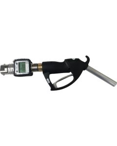 Gun Nozzle with a Flow Meter