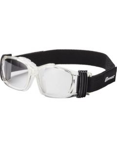 แว่นตานิรภัยชนิดเลนส์คู่ใส + ชุดเลนส์สายตา (เคลือบหลายชั้น)