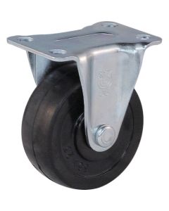 Plate Type Caster G Series (rubber wheel)