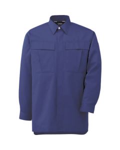 ฤดูใบไม้ผลิ/ฤดูร้อนคู่ของเสื้อเชิ้ตแขนยาวสีกรมท่า LL