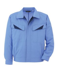 เสื้อเบลาส์แขนยาวเด็กผู้ชายฤดูใบไม้ผลิ/ฤดูร้อนสีฟ้าอ่อน M