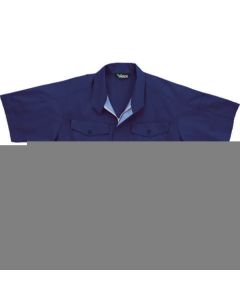 ฤดูใบไม้ผลิ/ฤดูร้อน unisex E/C เสื้อเบลาส์แขนสั้นสีกรมท่า 5L
