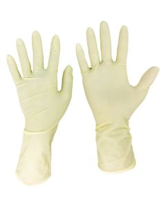 Latex Disposable Gloves (100 sheets)  Purified water washing type