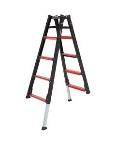 Aluminum Adjustable Leg Stepladder