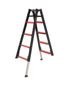 Aluminum Adjustable Leg Stepladder