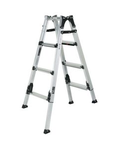 Aluminum Adjustable Leg Stepladder