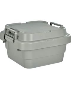 Trunk Cargo ฝาเรียบ ทรงเตี้ย 20L สีเทา