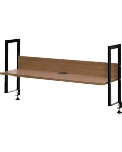 ชั้นวางของบนโต๊ะทำงาน W1000 สีวอลนัท