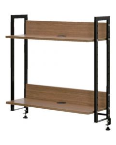 โต๊ะทำงาน ชั้นวางสูง W800 วอลนัท