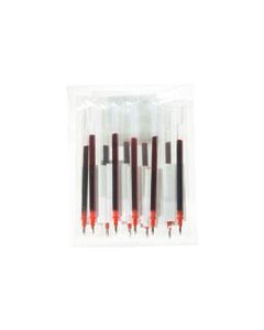 ปากกาลูกลื่นเจล รีฟิล สีแดง H011J-RD-10 (279509)