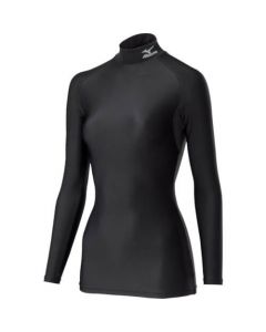 เสื้อชั้นในรัดกล้ามเนื้อคอสูงแขนยาวผู้หญิง XL สีดำ