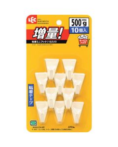 MINI HOOK (ADHESIVE) VALUE PACK 10 PCS 10อัน