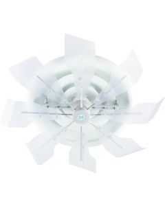 Hybrid fan SJR clear-
