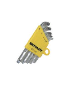 Hollow Wrench(L-type)Set(Ball-Point)Stubby-short 1ชุด