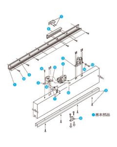 SLIDEX Sliding Door Closer system 1ชุด