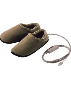 ECLEAR warm USB foot warmer M (สีกากีมะกอก)