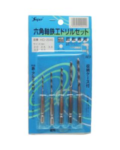 Hexagonal Shank Hss Drill Set ชุดละ 5 เส้น