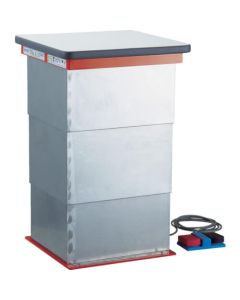 โต๊ะยกวีเนียร์สกรูไฟฟ้า B 450x450 ที่สูบลมมีล้อ