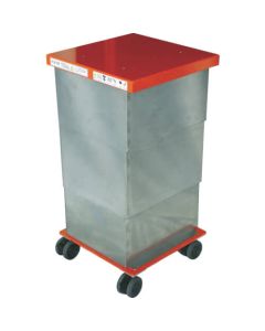 โต๊ะยกไฟฟ้าสกรูบี 500x500 ที่สูบลมมีล้อ