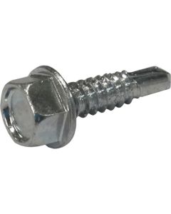 Hex Flange Head Self Drilling Screw (Zero Chromate)  กล่องละ 100 เส้น