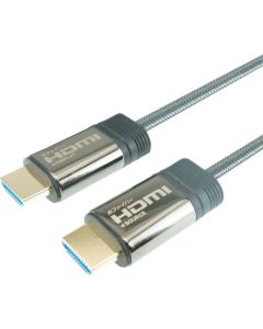 HDMI Active Optical cable 10m Nylon Braided Gray  อันละ 1 อัน