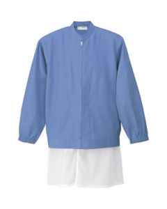เสื้อเบลาส์แขนยาว (unisex) สีฟ้า 6L