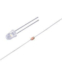 LED 5 มม. สีขาว
