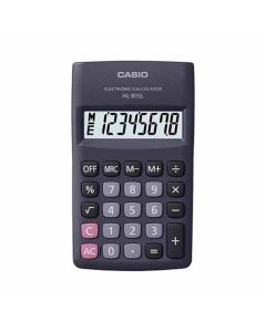 เครื่องคิดเลข 8 หลัก ประเภทพกพา HL-815L Black