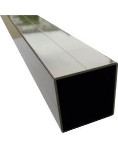 50x50x1.6 สีดำ 1 ม. ร่อง 1 V พร้อมท่อเหลี่ยมอลูมิเนียม R2