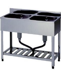 Double-basin Sinks without Back Board 1อัน
