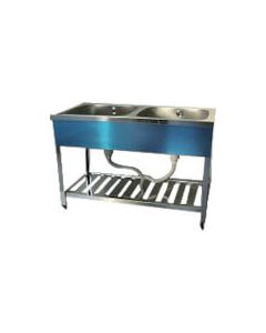 Double-basin Sinks without Back Board 1อัน