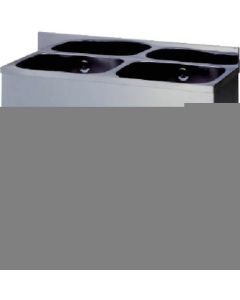 Double-basin Sinks without Back Board 1อัน