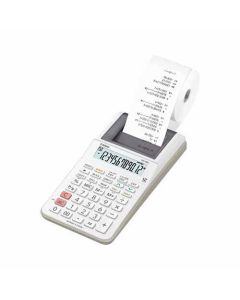 เครื่องคิดเลข 12 หลัก เครื่องพิมพ์ขนาดเล็ก HR-8RC White