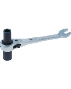Ratchet Wrench with Flare Spanner