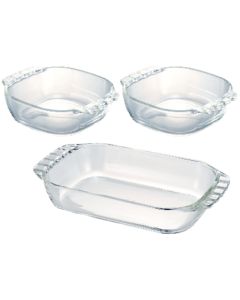 Heatproof Toaster Plate 3pc Set 8 อัน