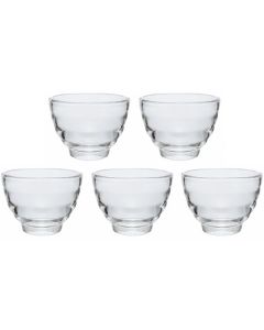 Heatproof glass Cups 5pc Set 12 อัน