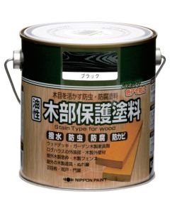 สีทาปกป้องเนื้อไม้สูตรน้ำมัน 0.7L สีดำ