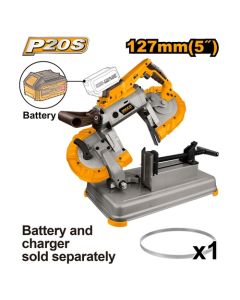 20V เลื่อยสายพานไร้สาย 5" -เครื่องเปล่า
