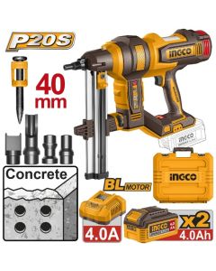 20V-BL เครื่องยิงตะปูคอนกรีต-ชุด 2.0AH*2