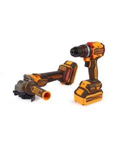 COMBO SET สว่านกระแทก+เจียร์ 4" 20V-BL