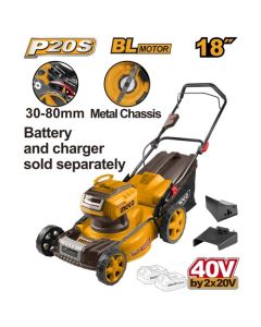 40V-BL รถเข็นตัดหญ้า18" -เครื่องเปล่า