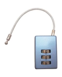 เคเบิ้ลล็อค IB-120 สีน้ำเงินเมทัลลิก 3 ขั้น