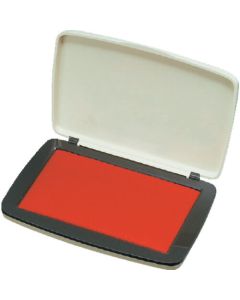 แท่นประทับ (สีย้อมน้ำ) กระดานกลาง ขนาด 90 x 55 มม. สีแดง