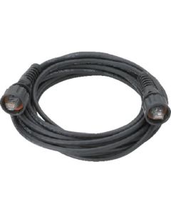 CAT5E สายแพทช์กันน้ำและกันฝุ่นพร้อมปลั๊กทั้งสองด้าน 0.9 ม