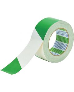 เทปแสดงความปลอดภัยสีเขียวและสีขาว 50