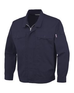 เสื้อเบลาส์แขนยาว J-561 1 สีกรมท่า EL