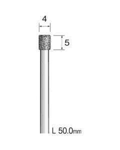Precision Diamond Plated Point (Carbide Shaft) 1เส้น