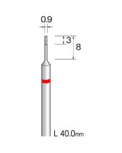 Precision Diamond Plated Point (Carbide Shaft) 1เส้น